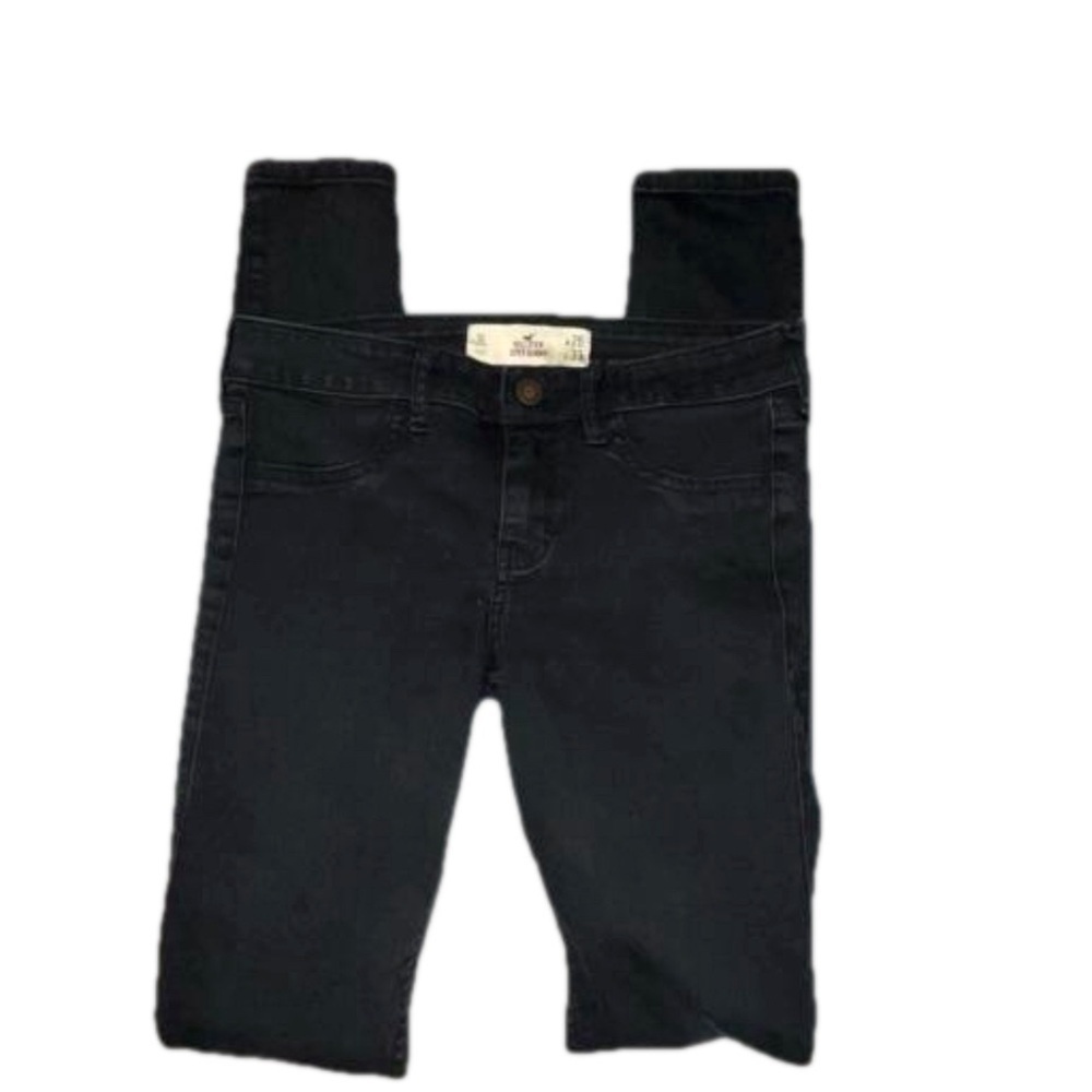 NWOT Hollister Super Skinny Black Jeans 26X33 Advanced Stretch Men's Denim